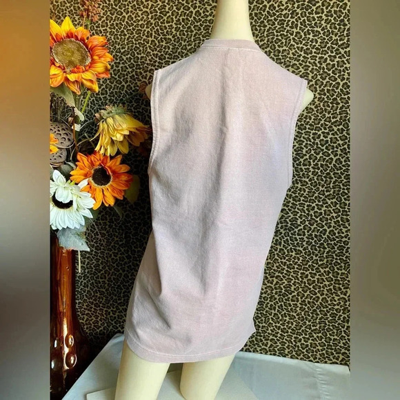 🦋B2G1🦋AMERICAN APPAREL Dusty Pink Cotton Blend Tank Top | SMALL | - Picture 4 of 8